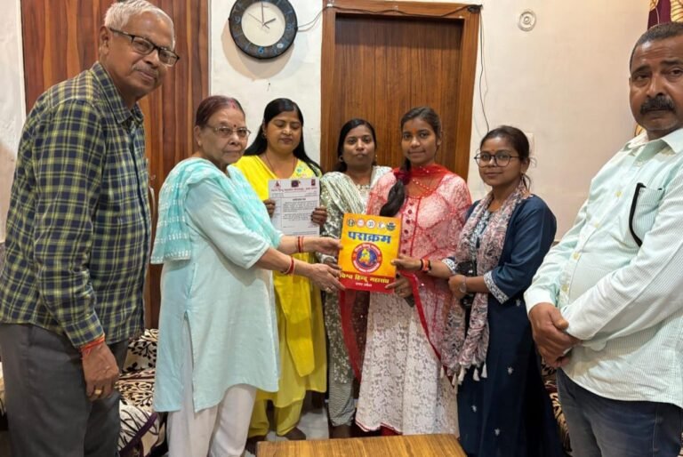 प्रिया शुक्ला विश्व हिंदू महासंघ मातृशक्ति प्रकोष्ठ गोरखपुर की जिला मीडिया प्रभारी नियुक्त