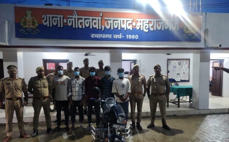 NH-24 पर स्टंट कर राहगीरों की सुरक्षा को खतरे में डालने वाले 5 युवक गिरफ्तार